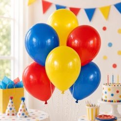 Blue, Yellow & Red 12